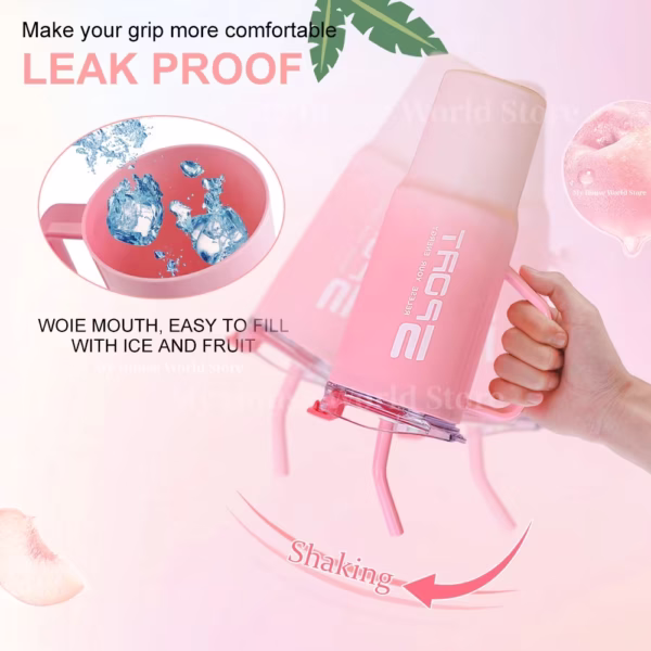 pack Of 3) Water Bottles Set, Sports Water Cups, Portable Drinking Cups, Summer Drinkware, - Image 3