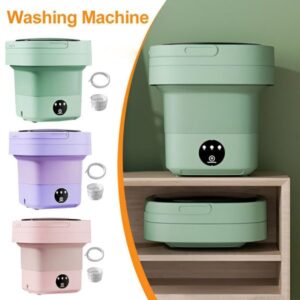 Foldable Mini Washing Machine – Compact, Silent & Hand-Wash Quality Cleaning